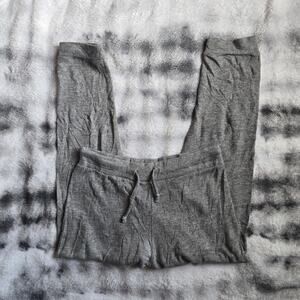 Love Charm Drawstring Sweatpants Small Gray with Pockets